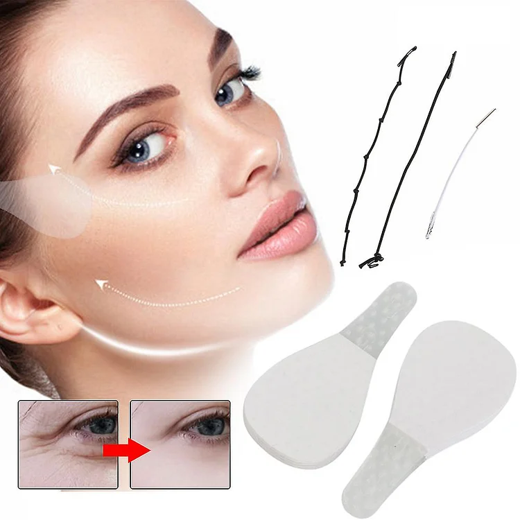 Invisible Face Lift Stickers Set Instant Face Lift Tape Elasticity Neck Eye Lift Patch