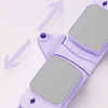 Foldable Fitness Ski Machine Pelvic Floor Muscle Strengthener With Handle Pelvic & Hip Exercise Equipment Multi-Function Silent Sliding Abdominal Board for Leg Pelvics Floor Muscle Workout