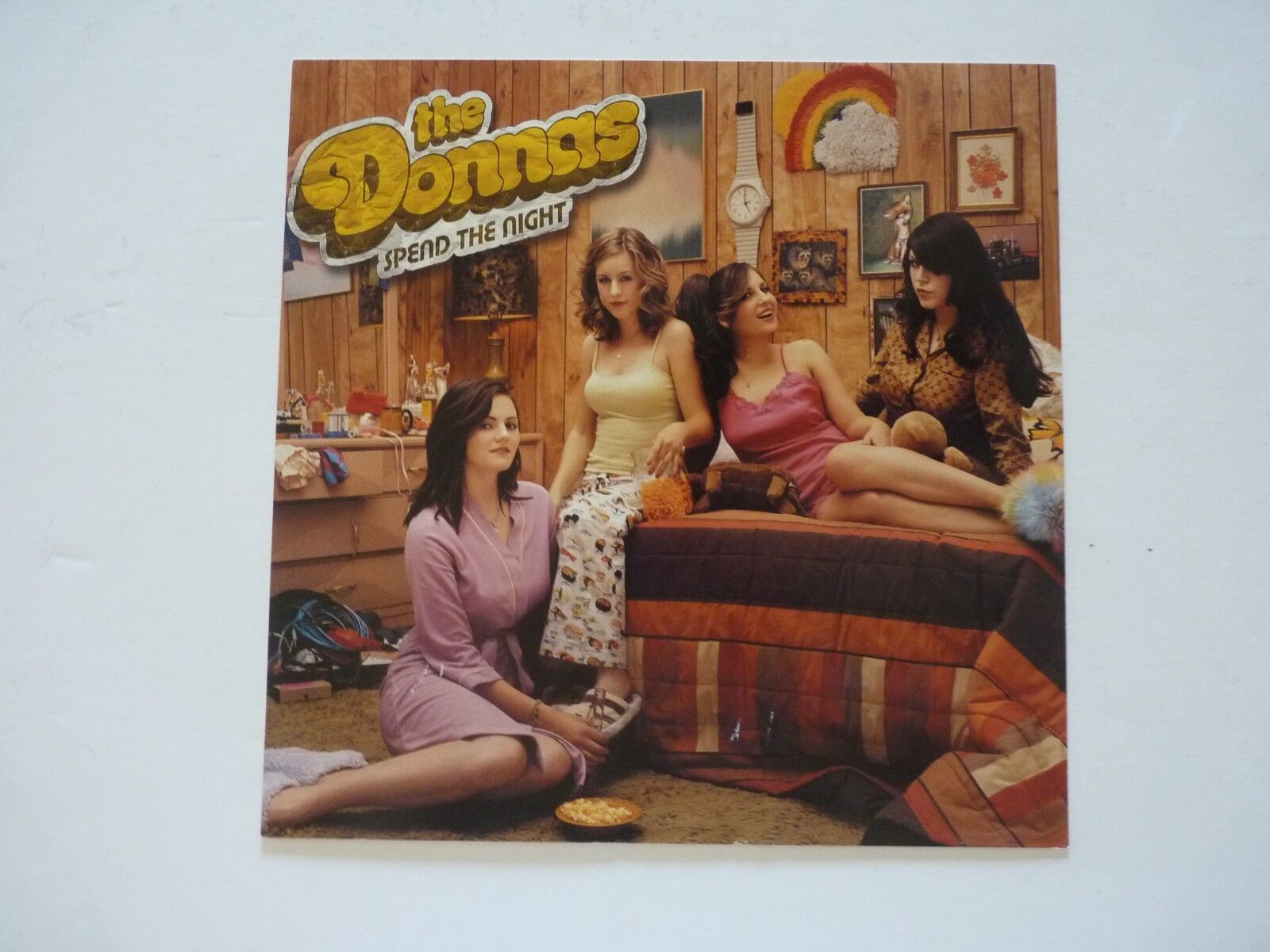 The Donnas Spend the Night LP Record Photo Poster painting Flat 12x12 Poster