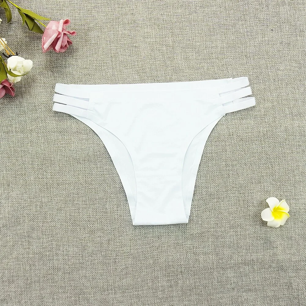 Billionm Women's Seamless Panties Thongs Sexy Intimate Tangas Ice Silk Low-waist T Panty Nylon Female G-Strings Erotic Underwear