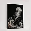(30x40cm)DIY Pearl Painting Framed Jellyfish Handmade Pearl Material Art Kit Living Room Decor