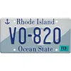 Rhode Island Ocean State - Car License(12*6Inch)