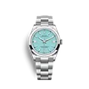 Rolex 124300 Oyster-Perpetual Turquoise Blue - New