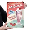 Milkshake - Panneaux en &eacute;tain m&eacute;tallique(20*30cm/30*40cm)