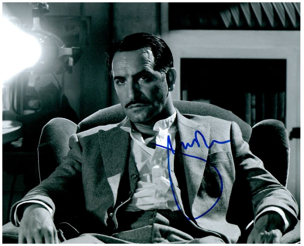 JEAN DUJARDIN Signed Autographed THE ARTIST 8x10 Photo Poster painting A