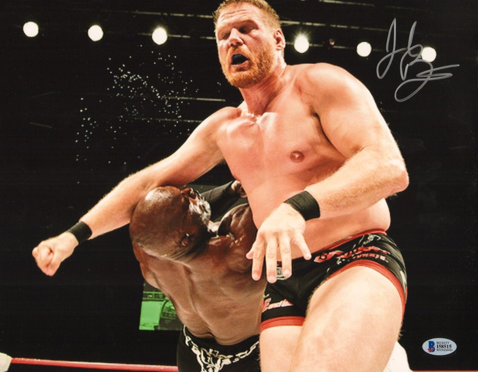 Josh Barnett Signed 11x14 Photo Poster painting BAS Beckett COA UFC Pride IGF NJPW Pro Wrestling