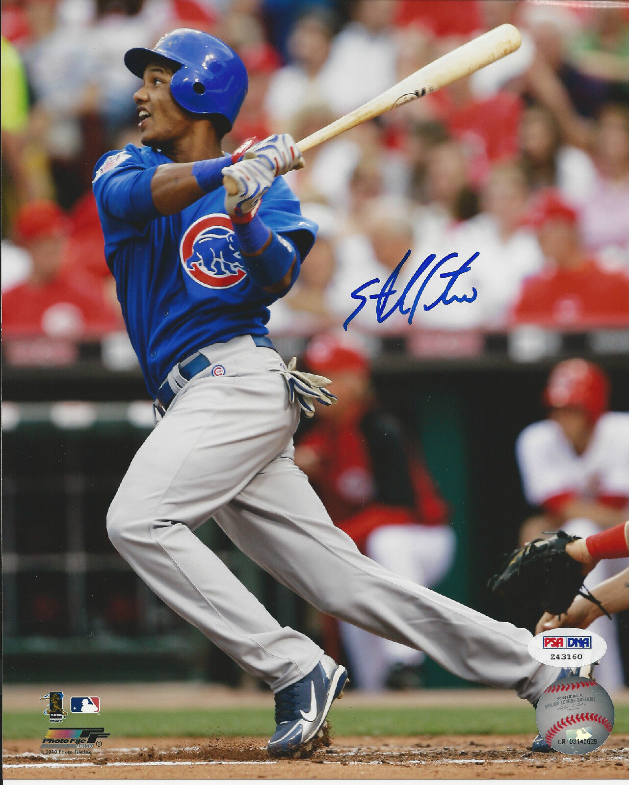 STARLIN CASTRO (Chicago CUBS) Signed 8x10 Photo Poster painting w/ PSA COA