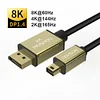DisplayPort 1.4 Cable 8K 4K HDR 60Hz 144Hz 165Hz Display Port Adapter For RTX3080 Video PC Laptop TV DP 1.4 Mini DP to DP Cable SIKAI CASE