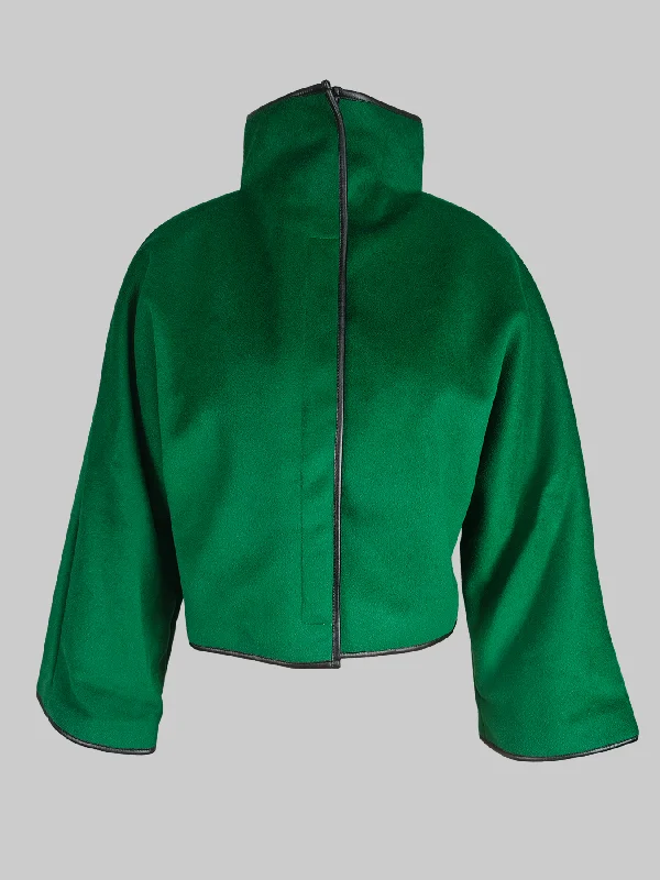 Solid Color Stand Collar Puffer Coat