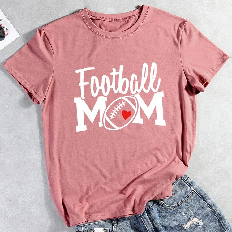 AL™ Football mom T-shirt Tee -07692-Annaletters