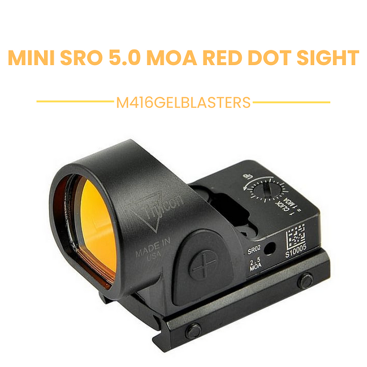 Mini SRO 5.0 MOA Red Dot Sight – Precision Reflex Collimator
