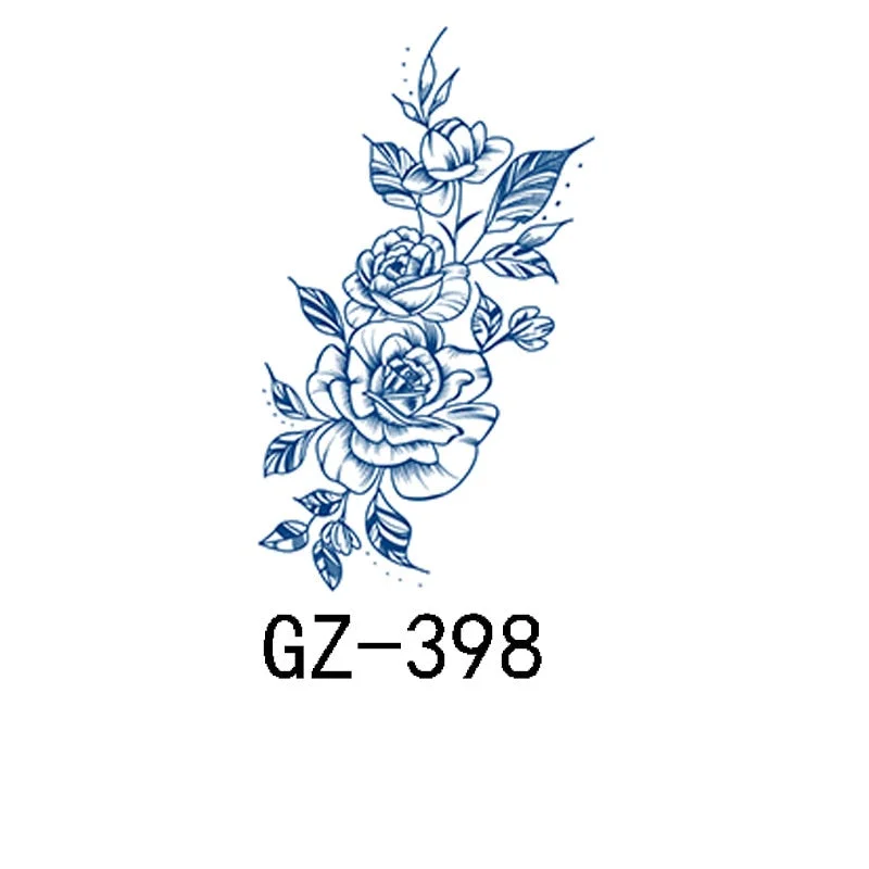 Net Red Herbal Juice Tattoo Sticker Semi-permanent Waterproof Sweat-proof Tattoo Masking Scar Temporary Tattoo