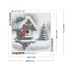 (40*40cm)Xmas Cardinal -  Full Round Drill Diamond Painting