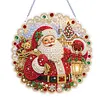 XMAS DIY Acrylic Special Shape Diamond Painting Hanging Pendant Hanging Kit