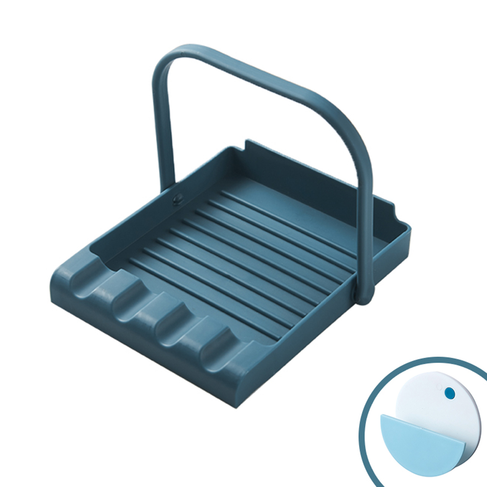 

Spatula Storage Rack Plastic Shovel Spoon Chopsticks Holder Rest (Blue), 501 Original