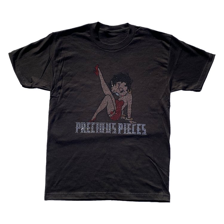 “Betty Boo x Precious Pieces” Swarovski Shirt
