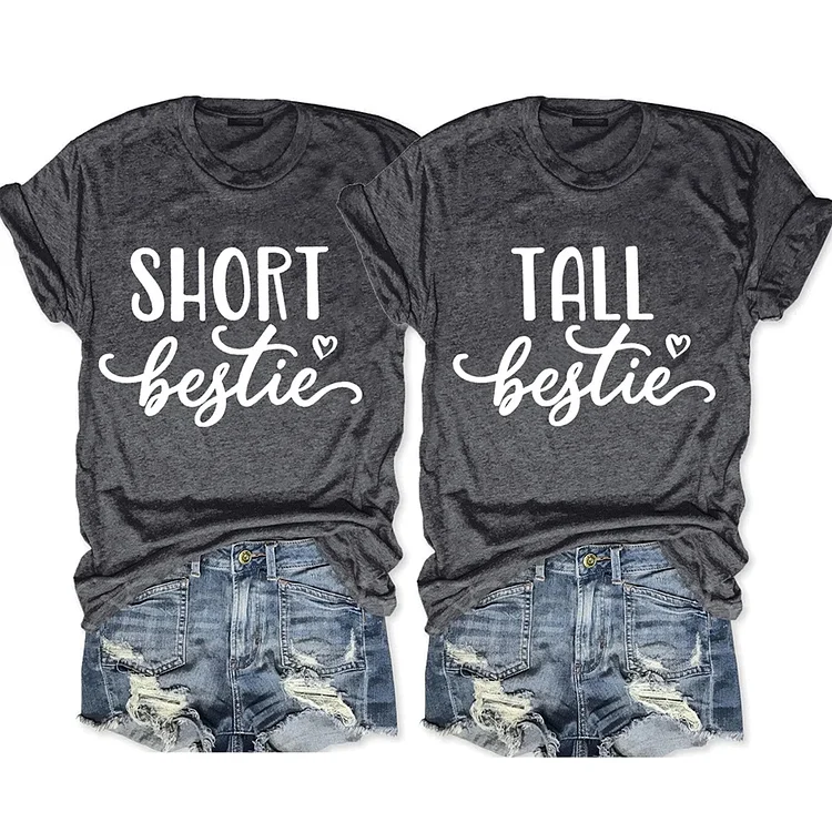 Short & Tall Women Round Neck T-shirt - BSTCA0332