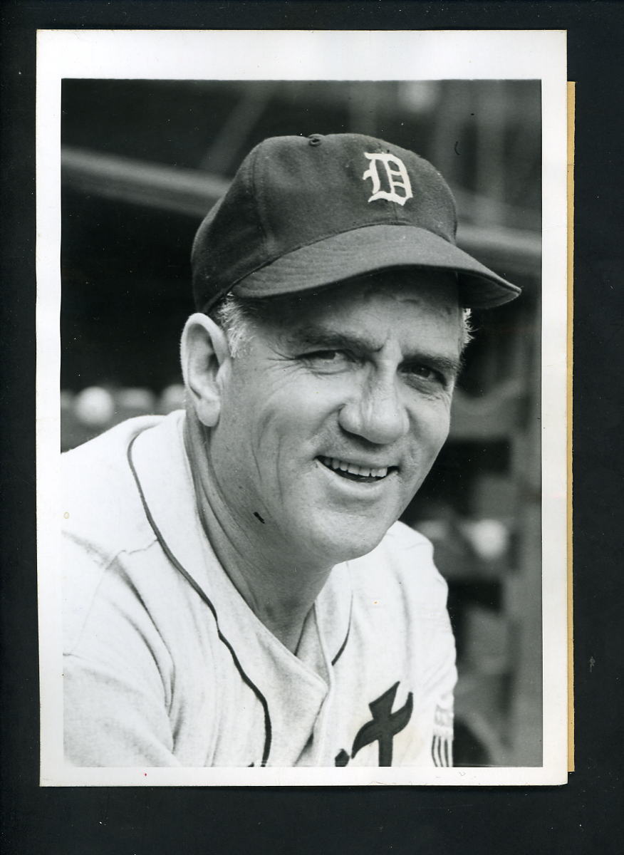 Steve O'Neill 1945 World Series Press Photo Poster painting Detroit Tigers