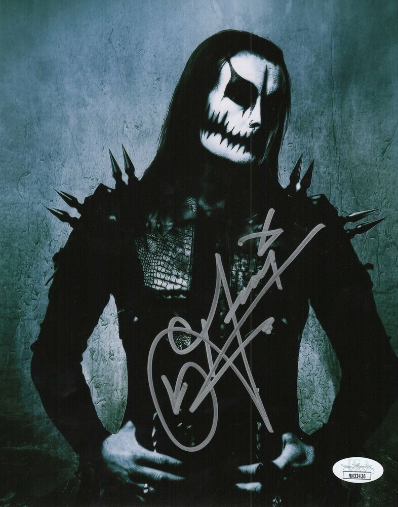 Dani Filth Autograph 8x10 Photo Poster painting Cradle of Filth Autographed Signed   3