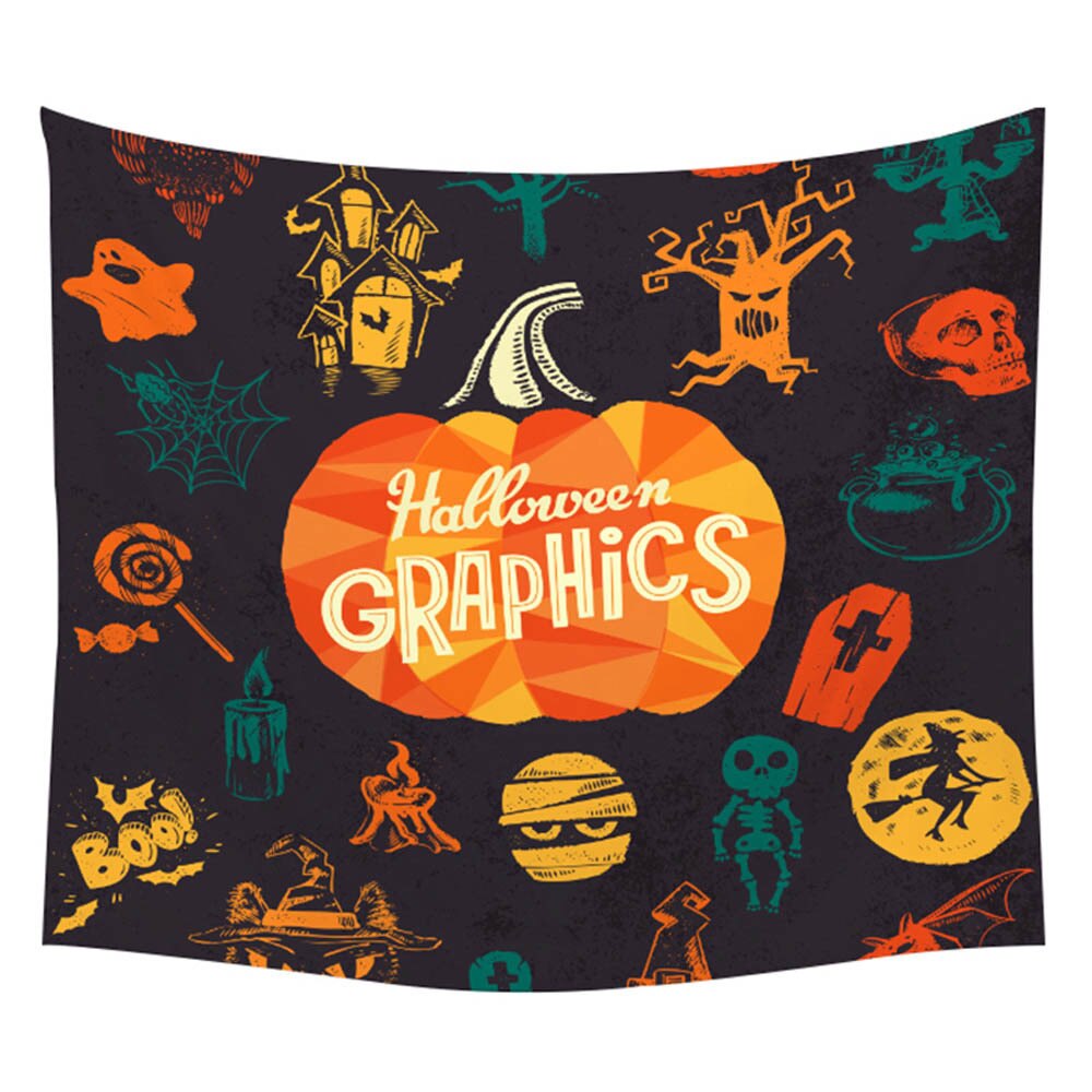 

Wall Tapestry - Pumpkin Halloween-150*130cm, 501 Original