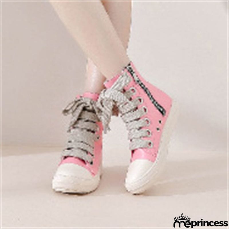 Trendy Durable Street Lace-up Boots for Lady