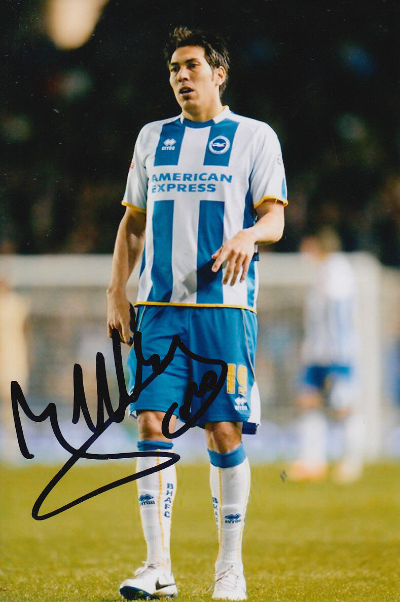 BRIGHTON HAND SIGNED LEONARDO ULLOA 6X4 Photo Poster painting 1.