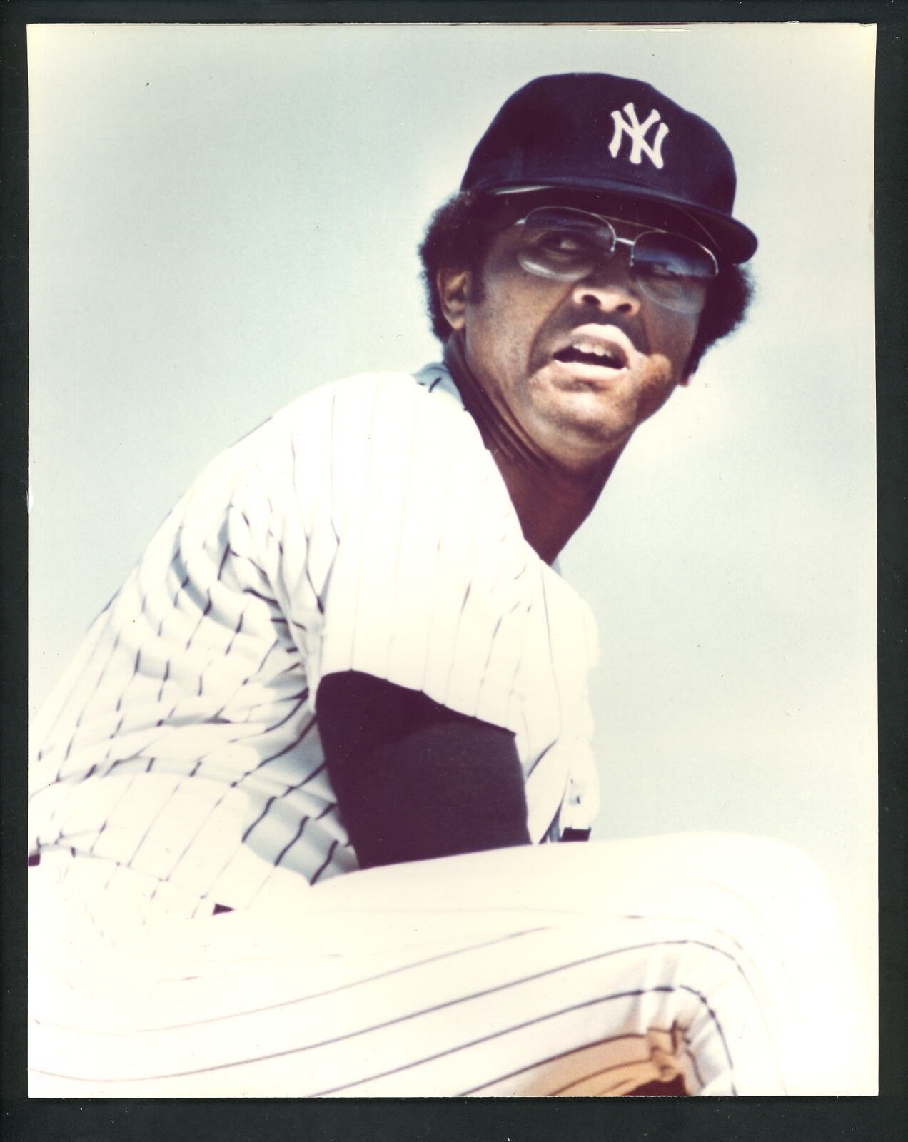 Rudy May 8 x 10 Color Photo Poster painting New York Yankees