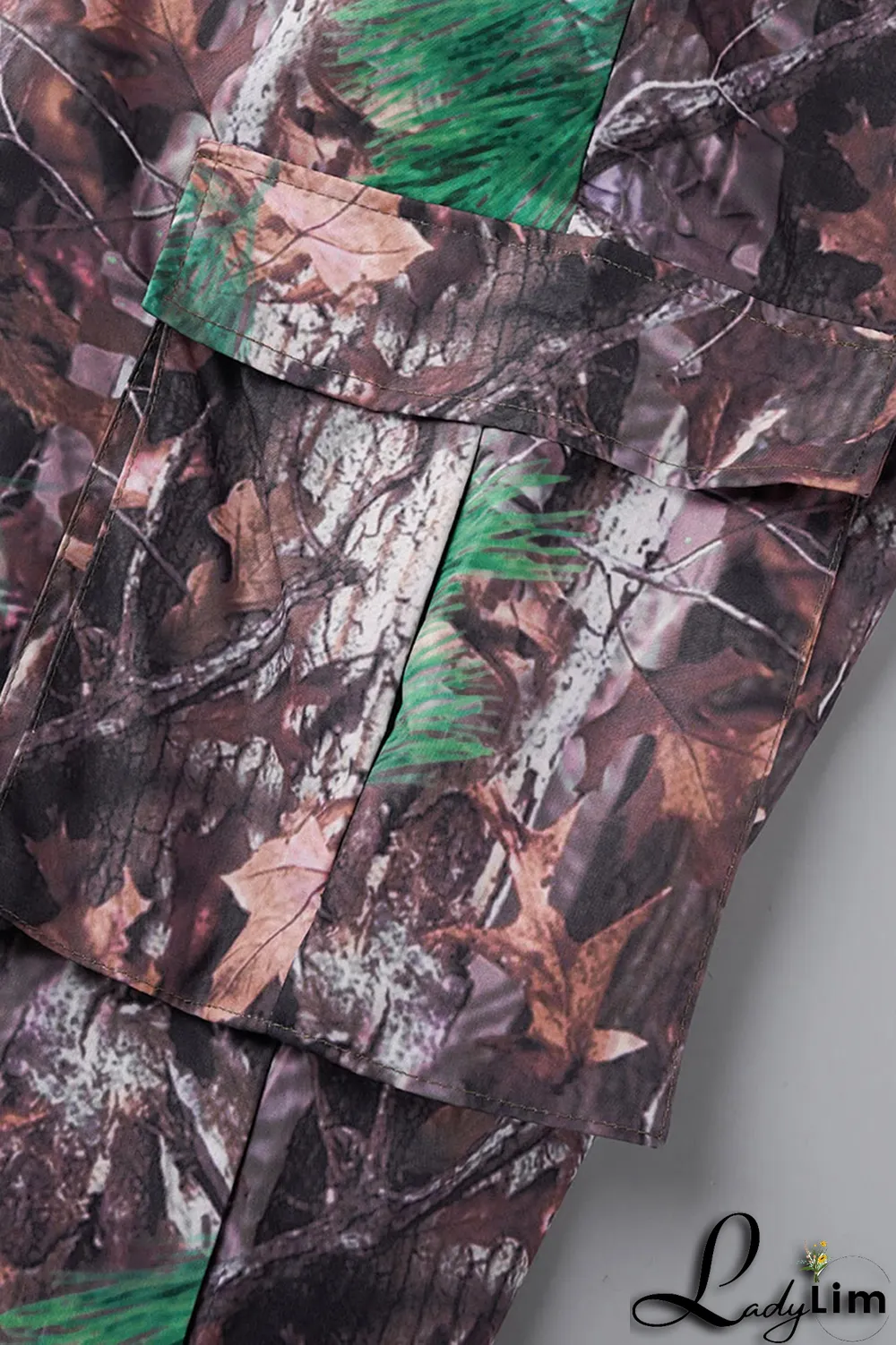 Colour Fashion Print Patchwork Harlan Mid Waist Harlan Full Print Bottoms