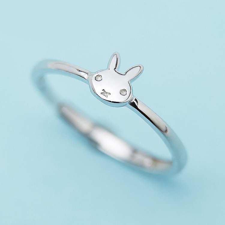 Rabbit 925 Sterling Silver Ring - Modakawa Modakawa