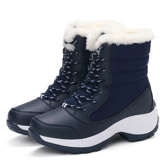 Orthopedic Women's Waterproof Winter Boots with Fur