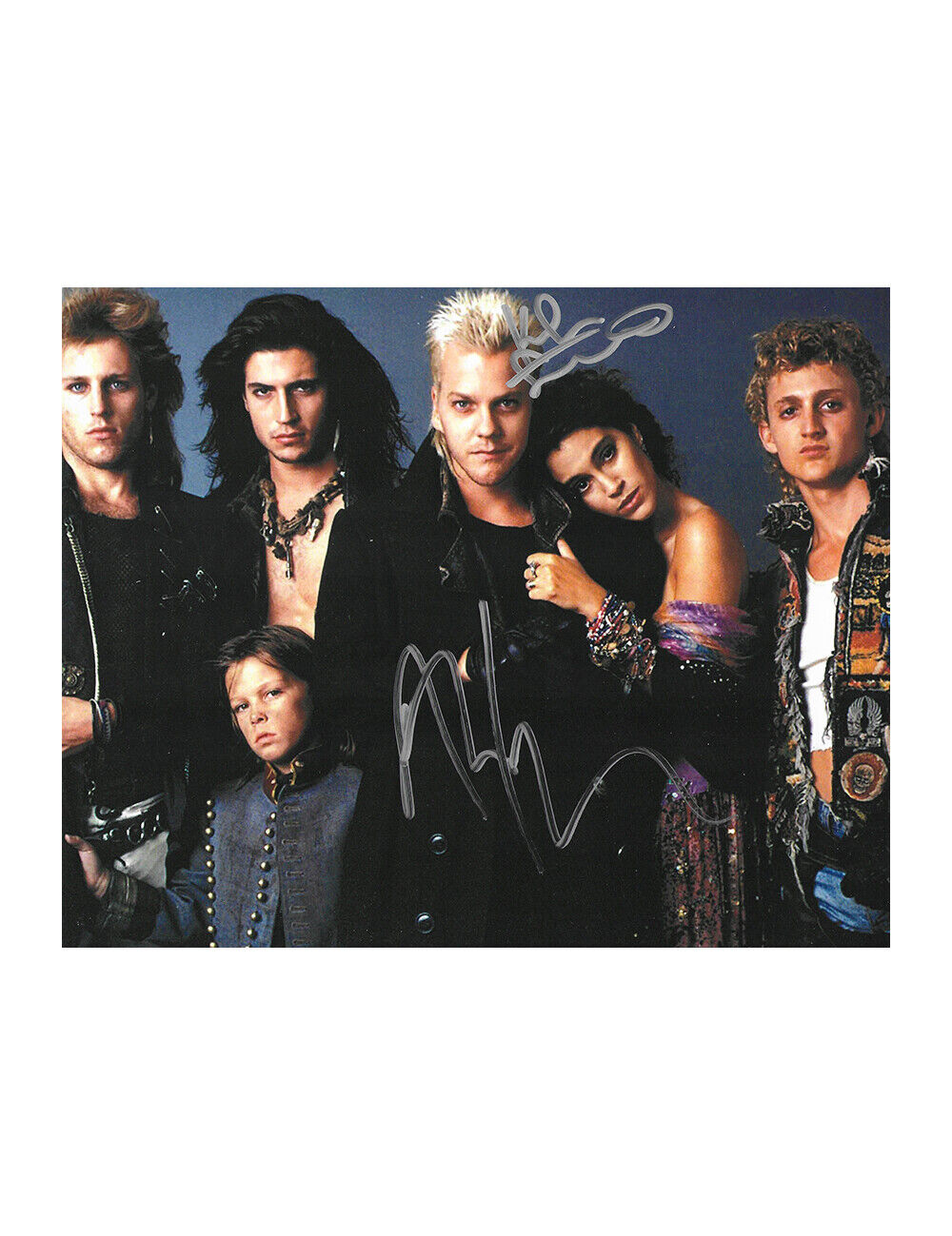 10x8 The Lost Boys Print Signed by Kiefer Sutherland & Alex Winter 100% + COA