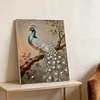 DIY Pearl Painting Peacock for Home Wall Decor with Frame(30x40cm)