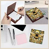 Wooden DIY Bee Diamond Painting Kit Note Box with 160 Papers for Office Desk