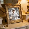White Dressed Beauty Partial Drill Diamond Painting Kit 30x30cm