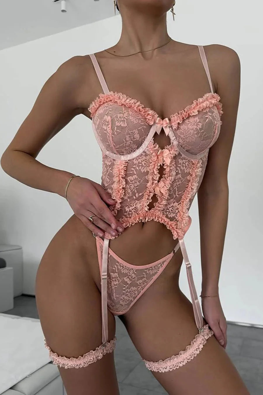 Lovingerie - Peach Lingerie Set