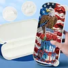 (US Only)Diamond Painting Storage Box Independence Day Wooden Jewelry Case for Adults