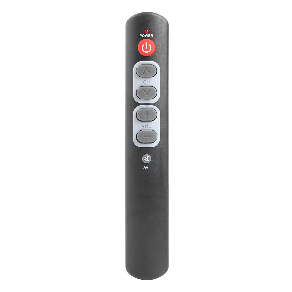 

Universal 6 Key Learning Remote Control Big Button Copy Infrared IR Remote, 501 Original