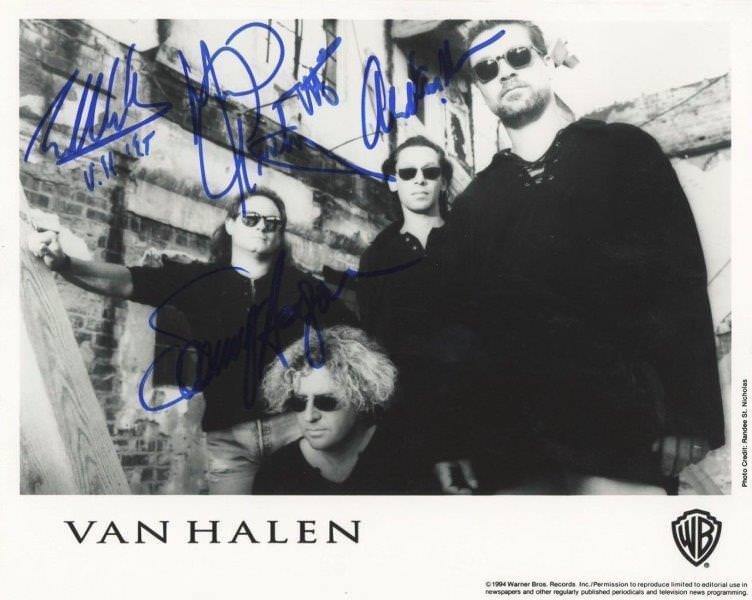 REPRINT - VAN HALEN Autographed Signed 8 x 10 Photo Poster painting Poster RP Sammy Hagar