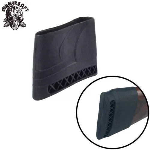 pornhint Pornhint Rifle Shotgun Slip on Recoil Pad Butt Gun Accessories Protector Stock Rubber BK New
