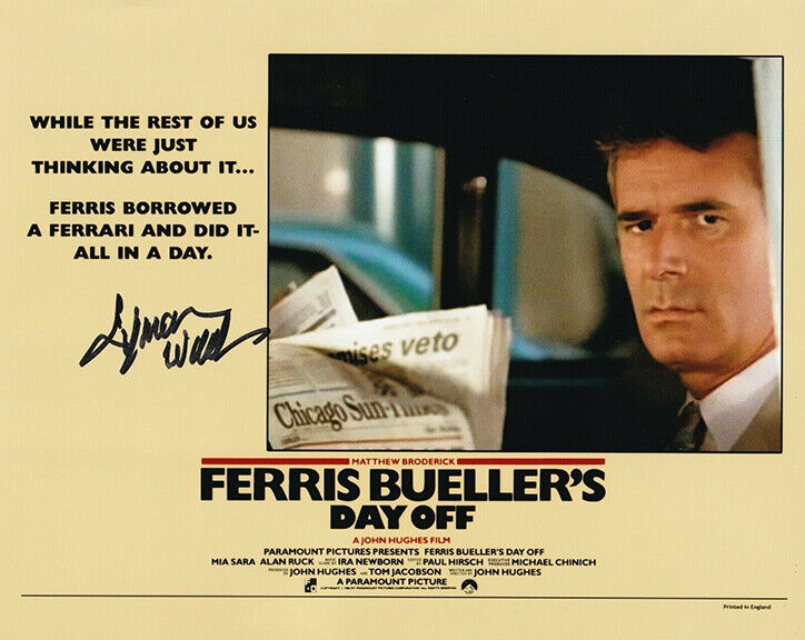 Lyman Ward REAL hand SIGNED Ferris Bueller's Day Off Photo Poster painting #1 COA Autographed