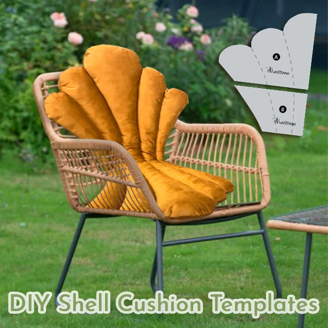 DIY Shell Cushion Templates + With Instructions