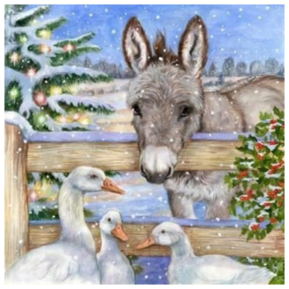 

Donkey - Round Drill Diamond Painting - 40*40CM, 501 Original