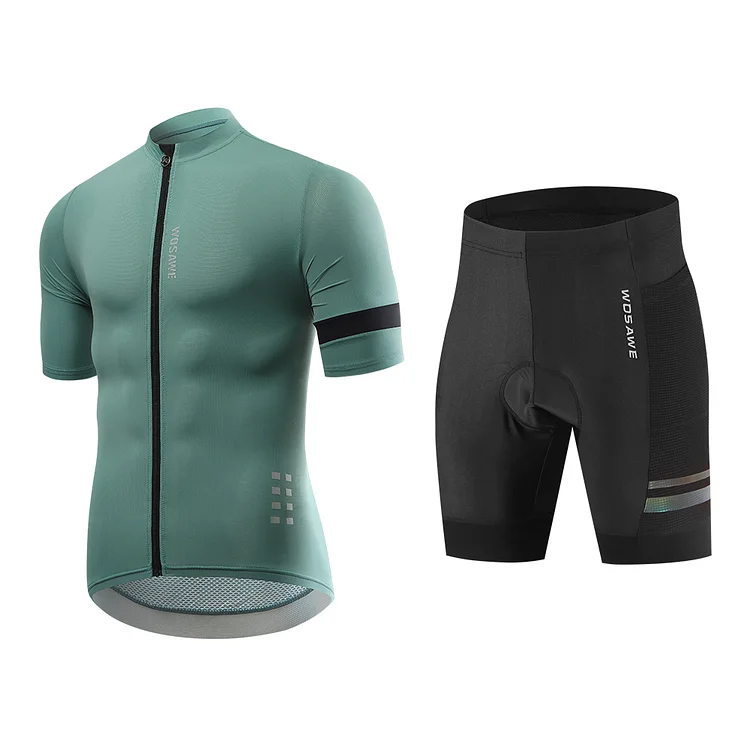 Men's Breathable Cycling Jersey & Shorts Sets