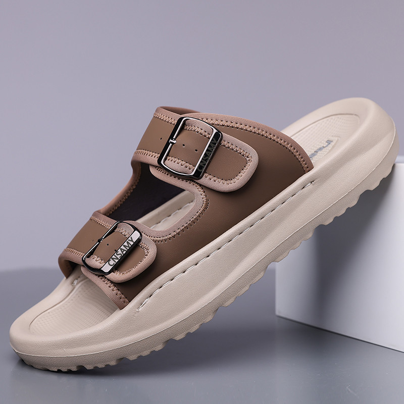 Arkget Shoes | Men's Sandals Soft Leather Adjustable Buckles Light Summer Footwear