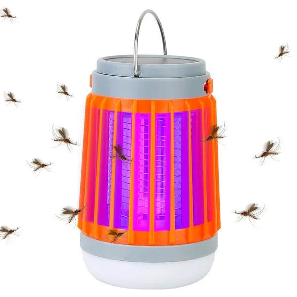 Solar Mosquito And Bug Zapper Camping Lamp
