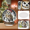 Christmas Crystal Ball Design 2D Flat Acrylic DIY Diamond Painting Clock Kit