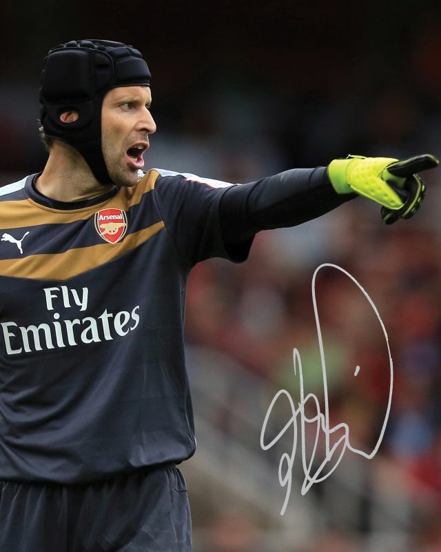 Petr Cech - Arsenal Autograph Signed Photo Poster painting Print