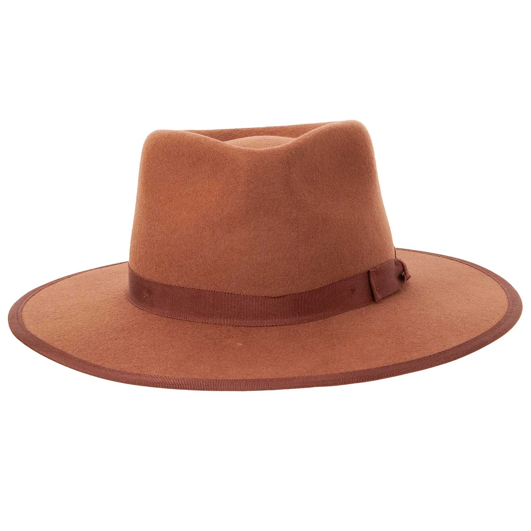 Bondi - Mens Wide Brim Felt Fedora Hat