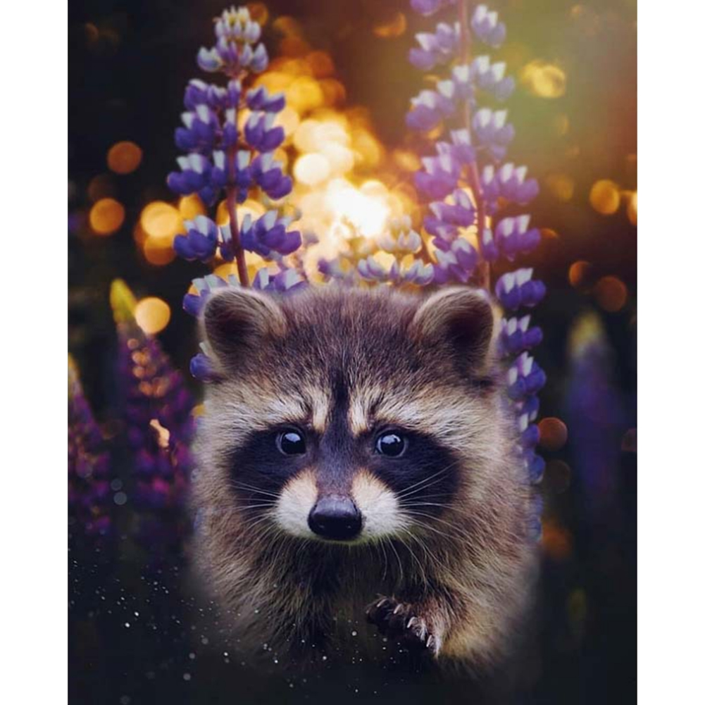 

(Multi-Size) Raccoon - Round/Square Drill Diamond Painting - 30*40CM, Round diamond, 501 Original