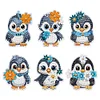 6Pcs Pinguin - 5d DIY Handwerk Aufkleber Magnet